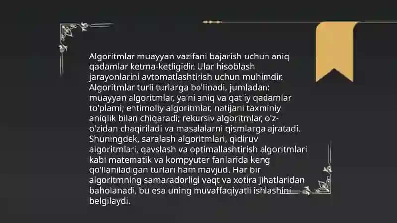 Algoritmlar 3