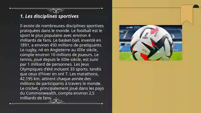 Le sport 3