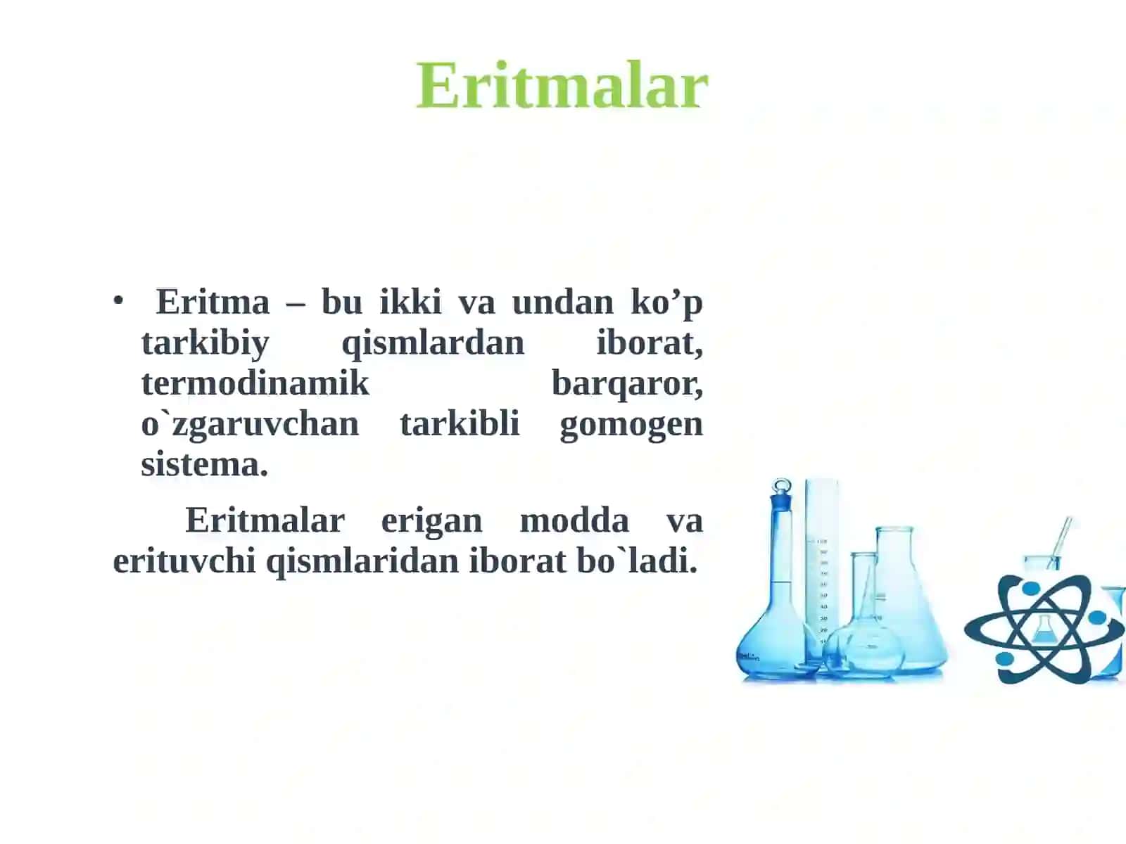 Eritmalar haqida umumiy tushunchalar 3