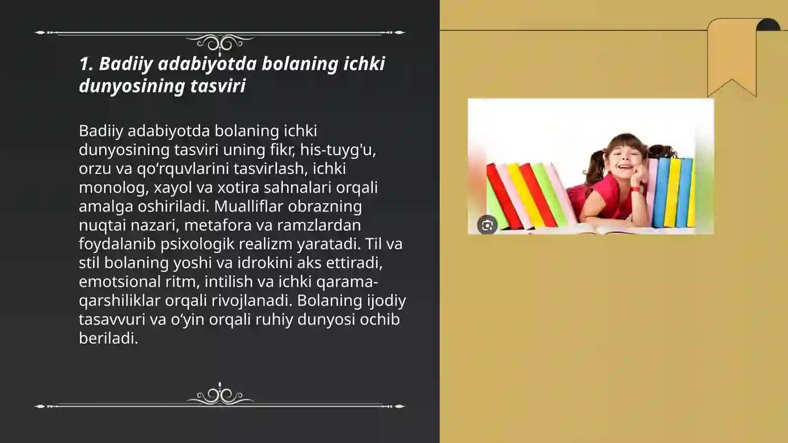 Badiiy adabiyotda bola ruxiyatining aks ettirilishi 3