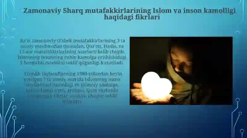 Zamonaviy Sharq mutafakkirlarining Islom va inson kamolligi haqidagi fikrlari 3