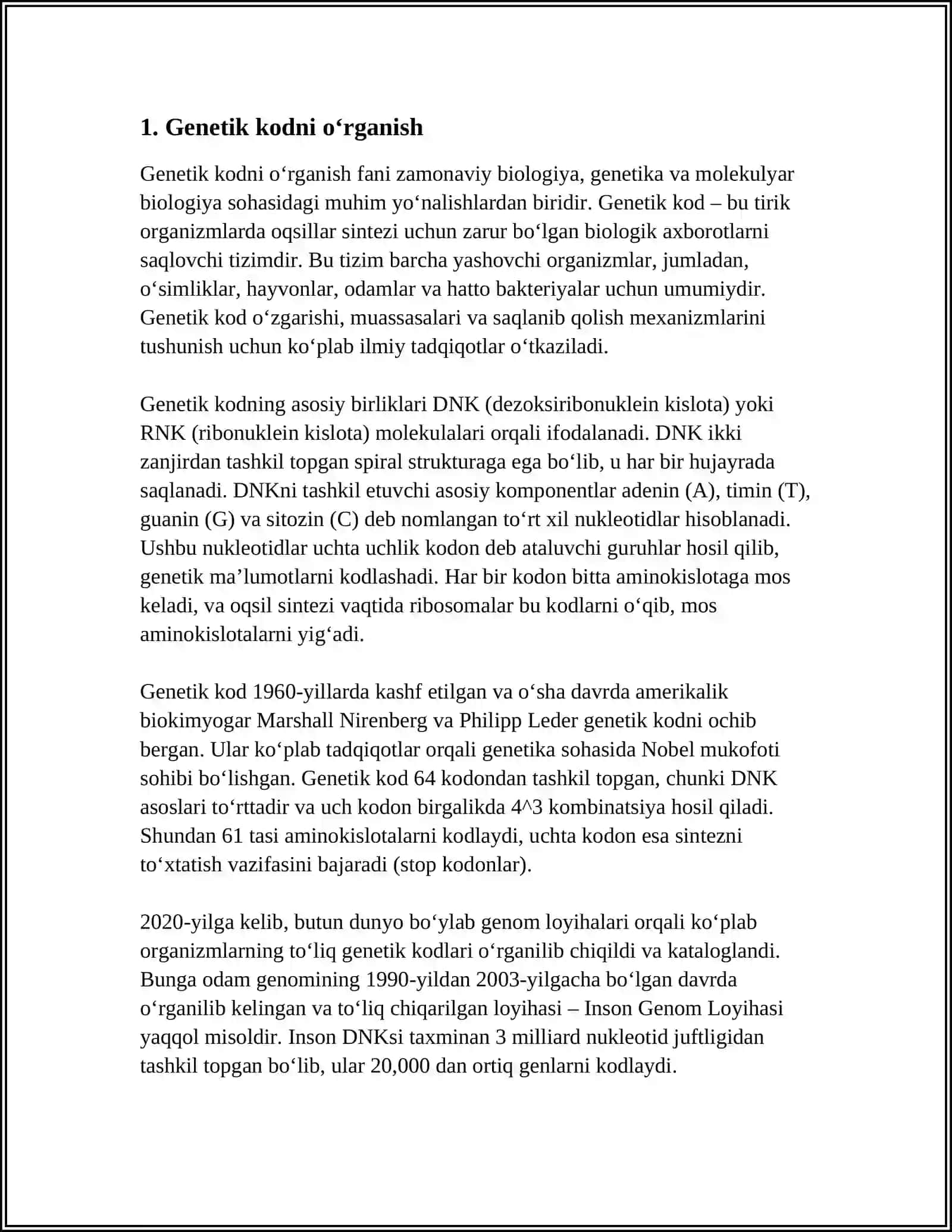 MUSTAQIL ISH Mavzu: HAVO NAMLIGI ANIQLASHNI OʻRGANISH 3