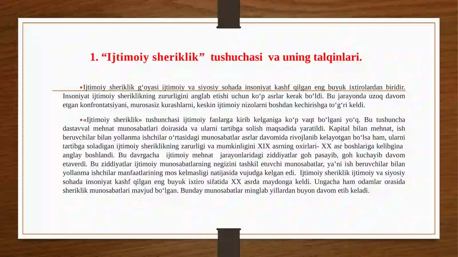Ijtimoiy sheriklik 3