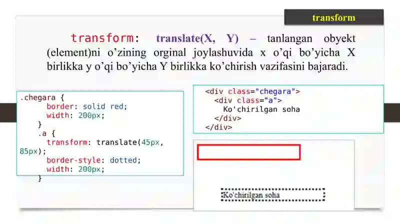 WEB SAHIFANING POG’ONALI SHAMOYILI YORDAMIDA OB’EKTLARNI HARAKATLANTIRISH 3