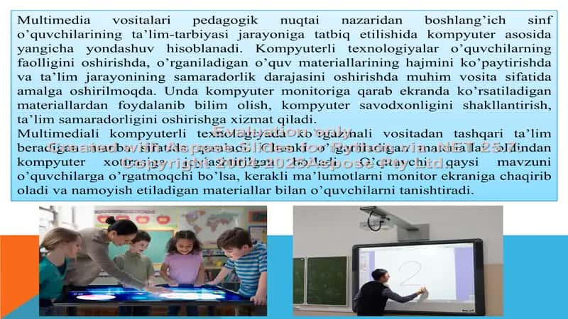 Tovushlar va harflarni o‘rgatishda axborot texnologiyalaridan foydalanish­ni o‘rgatish 3