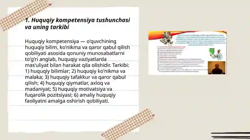 O'quvchilarda huquqiy kompetensiyalarni shakllantirish metodikasi 3
