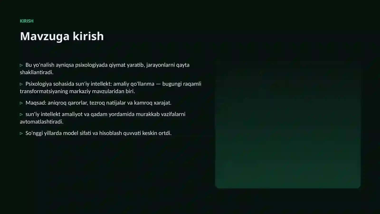 Psixologiya sohasida sun'iy intellekt: amaliy qo'llanma 3