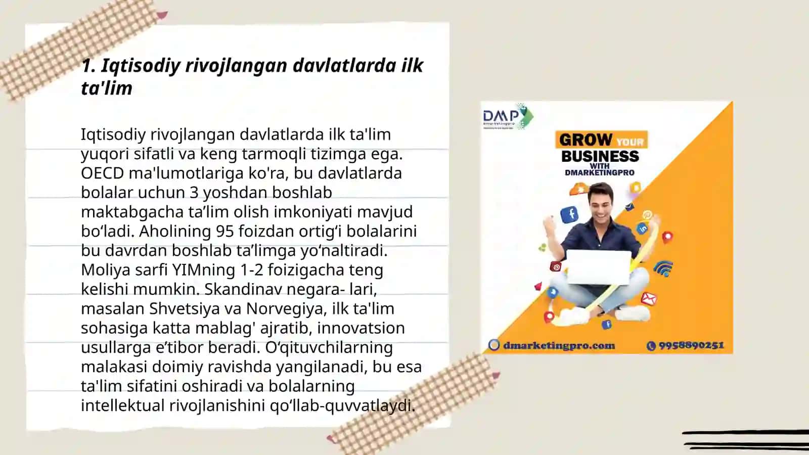 Iqtisodiy rivojlangan davlatlarda talim tizimi 3