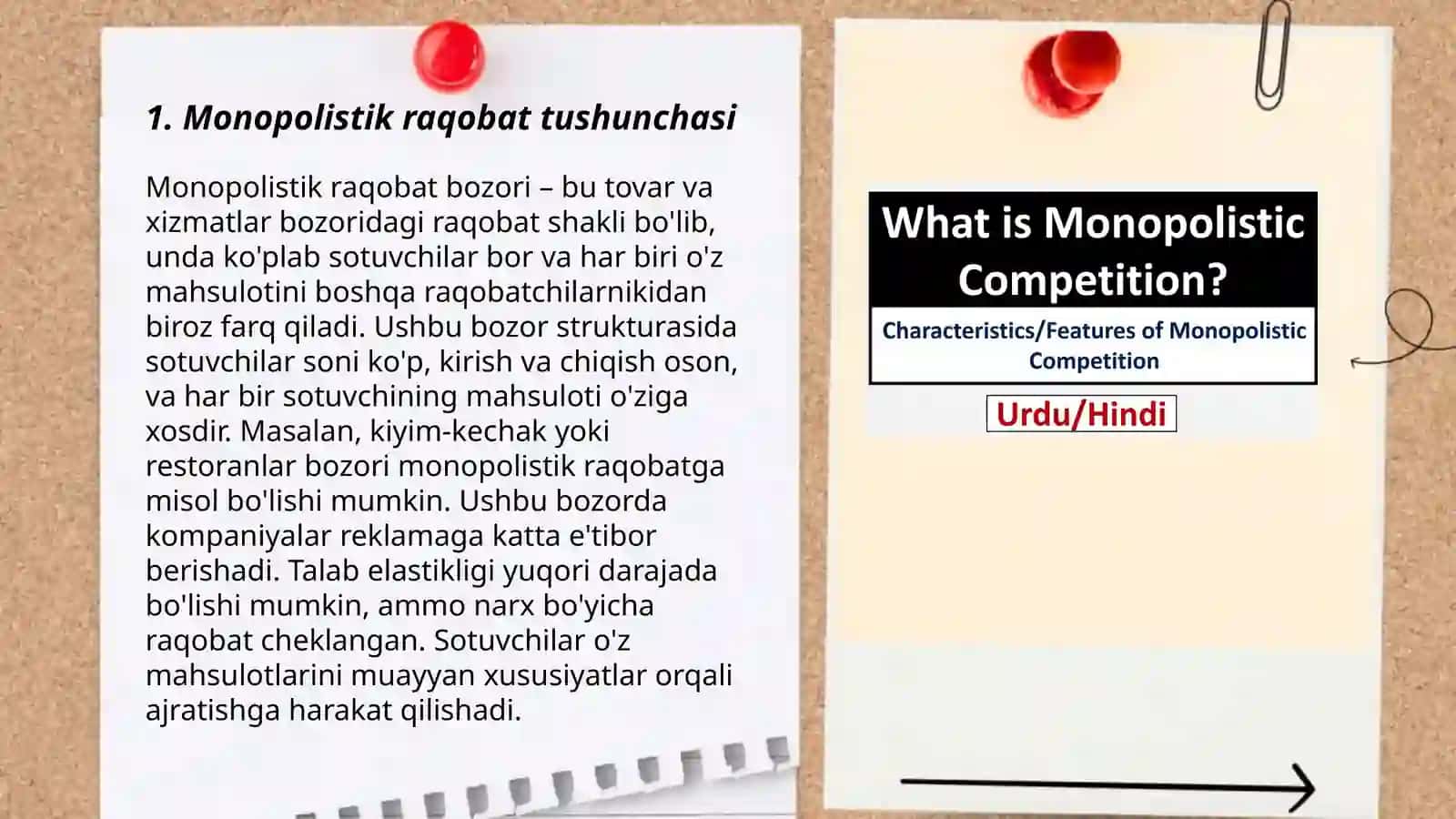 Monopolistik raqobatlashgan bozor muvozanati 3