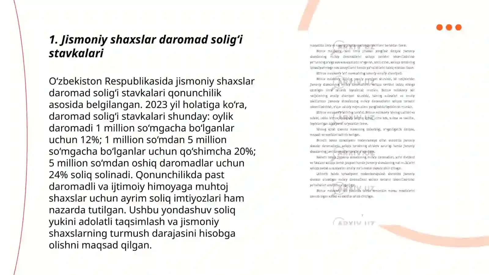Jismoniy shaxslarning mehnat xaqqi va unga tenglashtirilgan daromadlarni soliqqa tortish tartibi 3