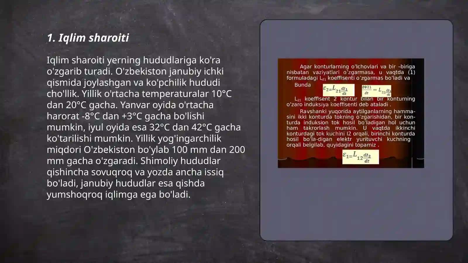 Ob'ekt modeliga tasir etuvchi faktorlar 3