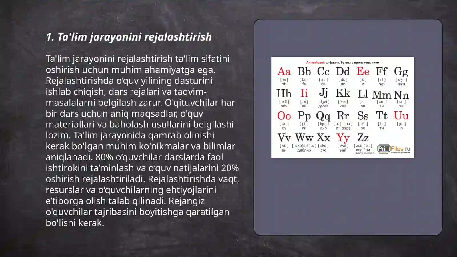 Ta'lim olish jarayonini samarali tashkil etish 3