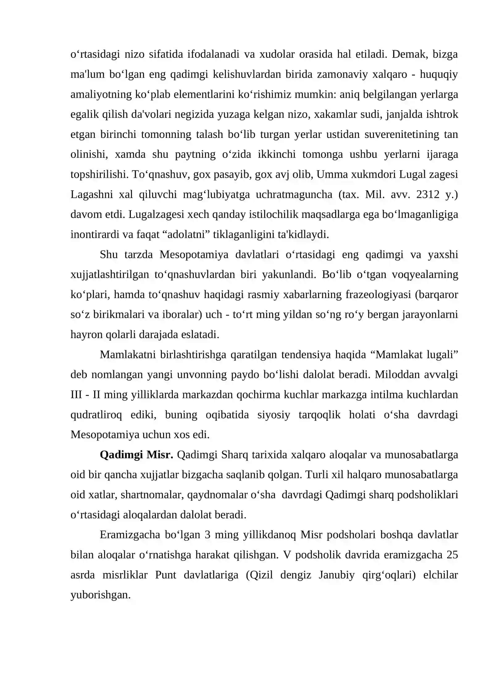 Qadimgi sharqda xalqaro munosabatlar va diplomatiya 3
