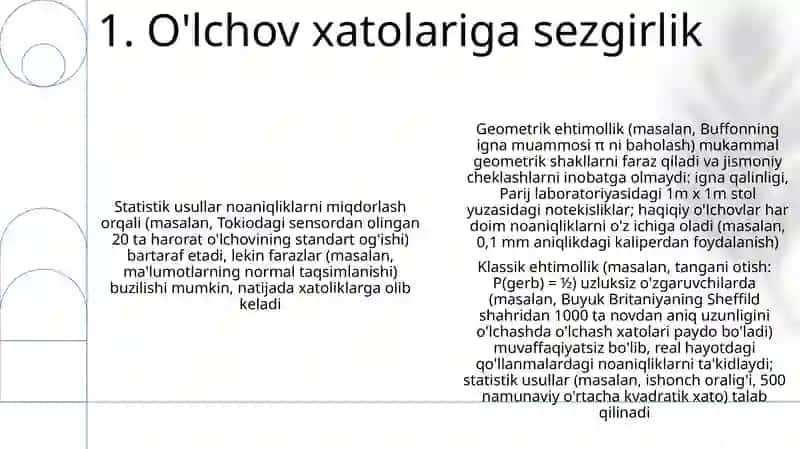 Ehtimolni hisoblashning klassik; geometrik va statistik usullarining chegaralanganligi 3