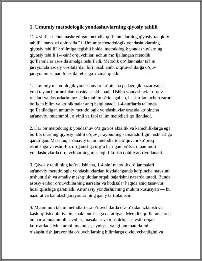 1-4-SINFLAR UCHUN NASHR ETILGAN METODIK QÒLLANMALARNING QIYOSIY-TANQIDIY TAHLILI 3