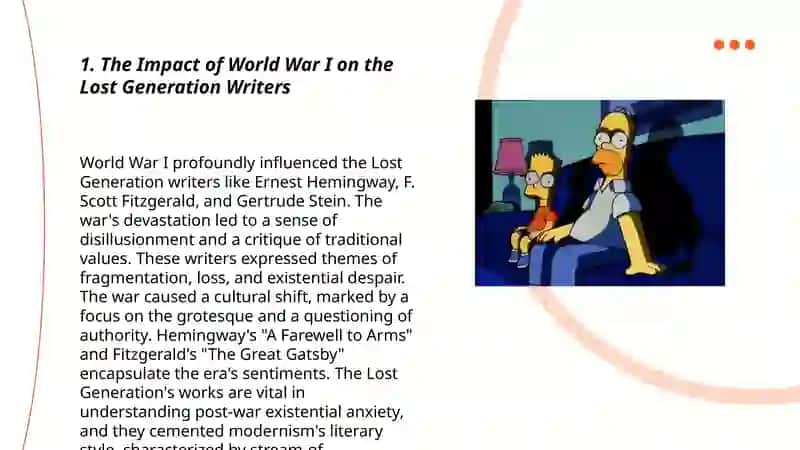 Literature by "Lost Generation" 3