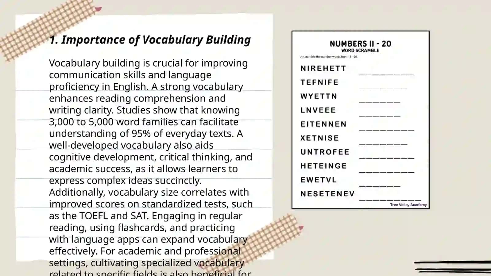 The development of writing skills 3