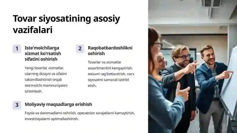 Tovar va tovar siyosati 3