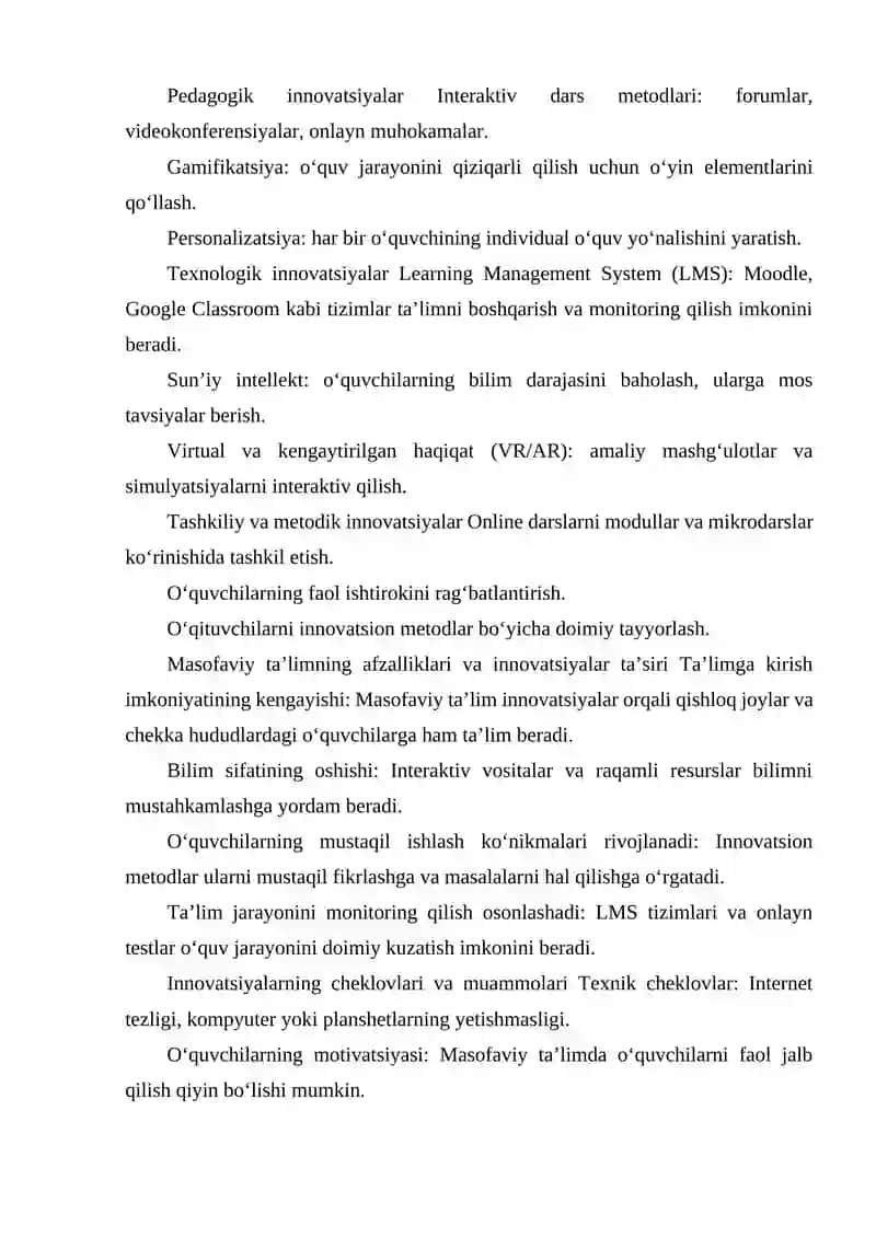 MASOFAVIY TA’LIMDA INNOVATSIYANI RO‘LI 3