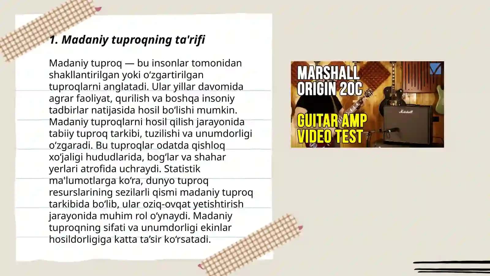 Madaniy tuproqlarning kelib chiqishi 3