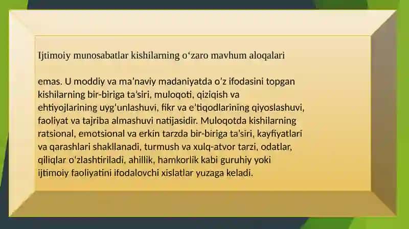 IJTIMOIY MUNOSABATLARNI NORMATIV TARTIBGA SOLISHNING OBYEKTIV ZARURIYATI 3