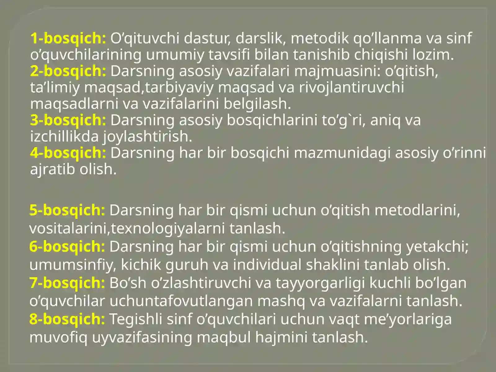 Ingliz tili darslarini ilg’or pedtexnologiyalar asosida tashkil etish 3