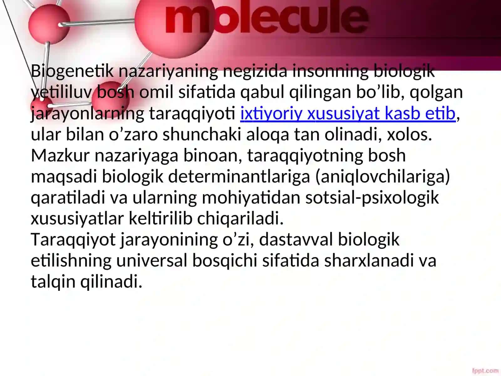 Biogenetik nazariya 3