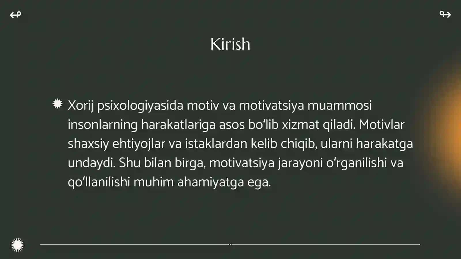Xorij psixologiyasida motiv va motivatsiya muammosi 3