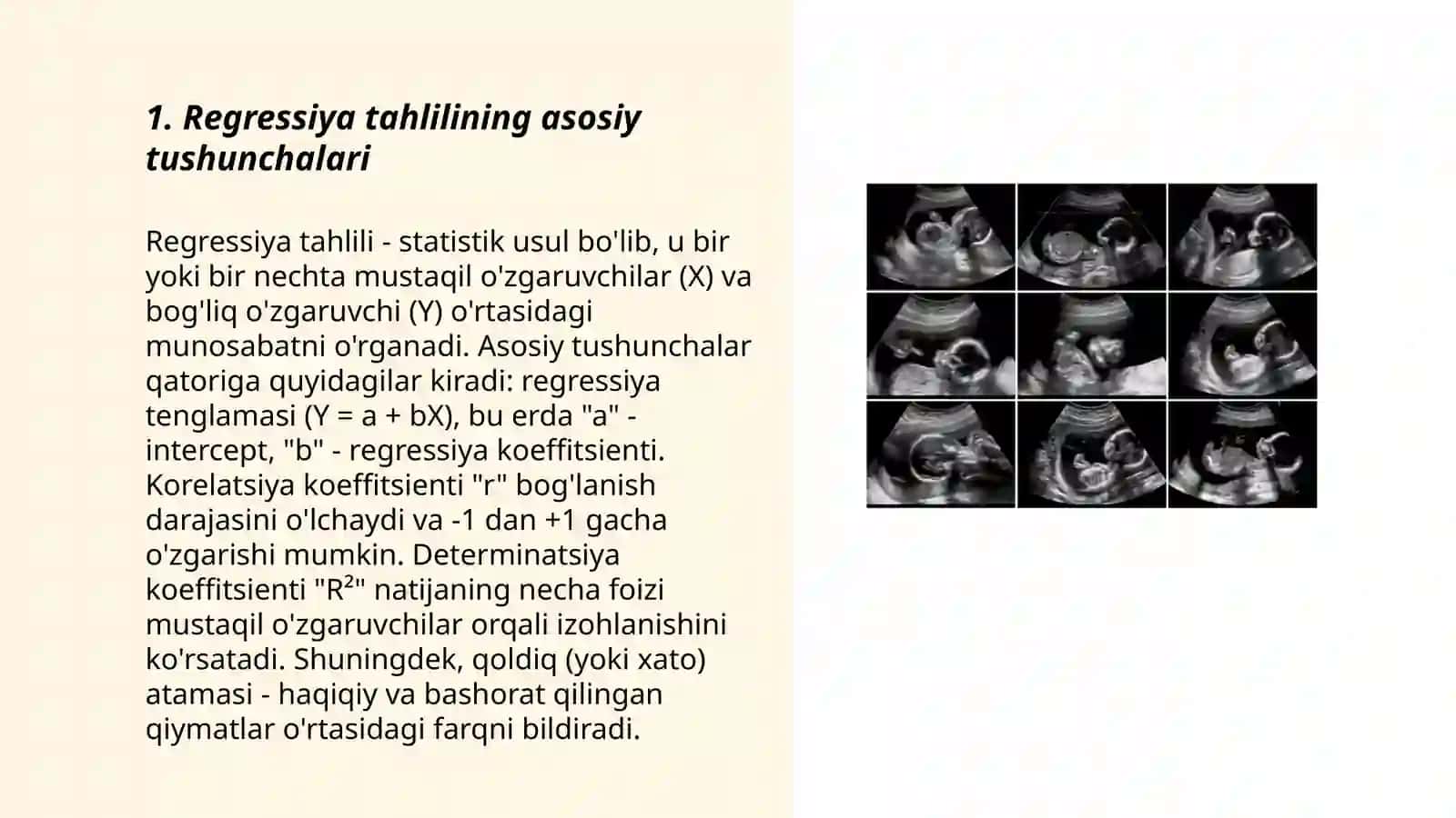 Regressiya tahlili va uning ma'lumotlar ustidagi ishlatilishi 3