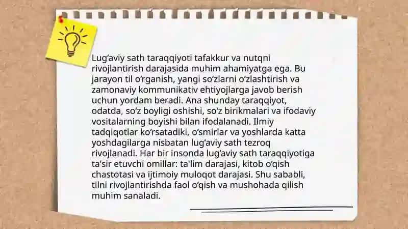 Lug'aviy sath taraqqiyotining ichki va tashqi manbalari 3