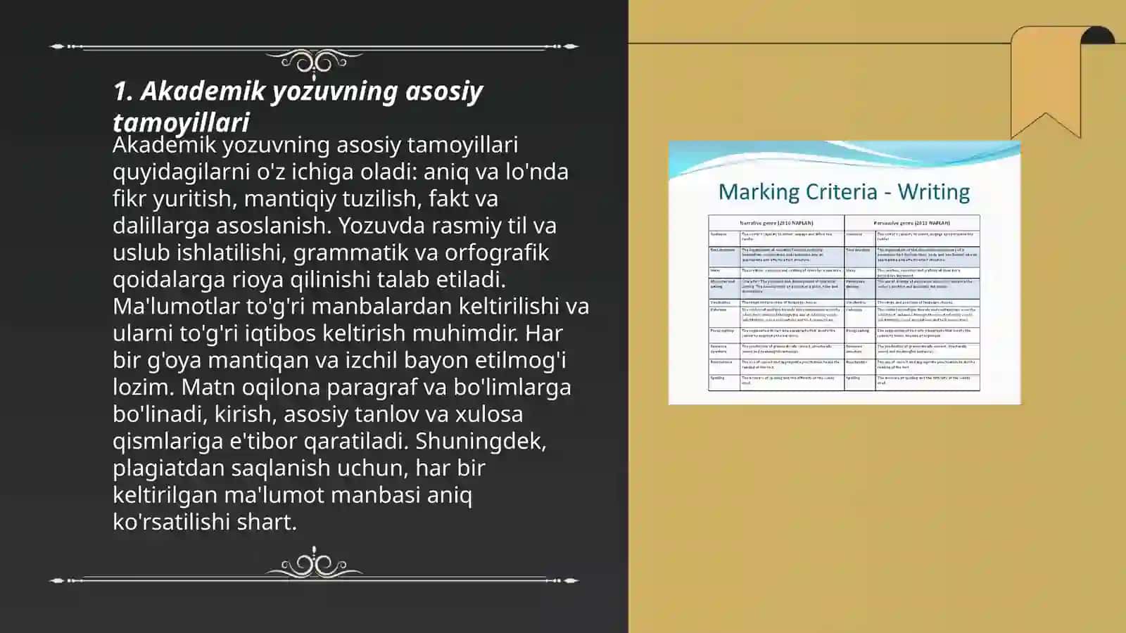Akademik yozuv va tadqiqotlar asoslari 3