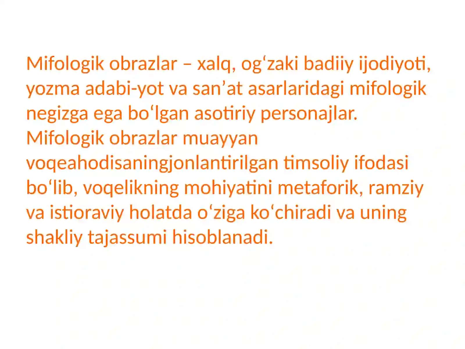 Mif va epos munosabati - Alpomish,,, Goʼroʼgʼli ʼʼ turkum dostonlari syujeti, obrazlar tizimida mifo 3