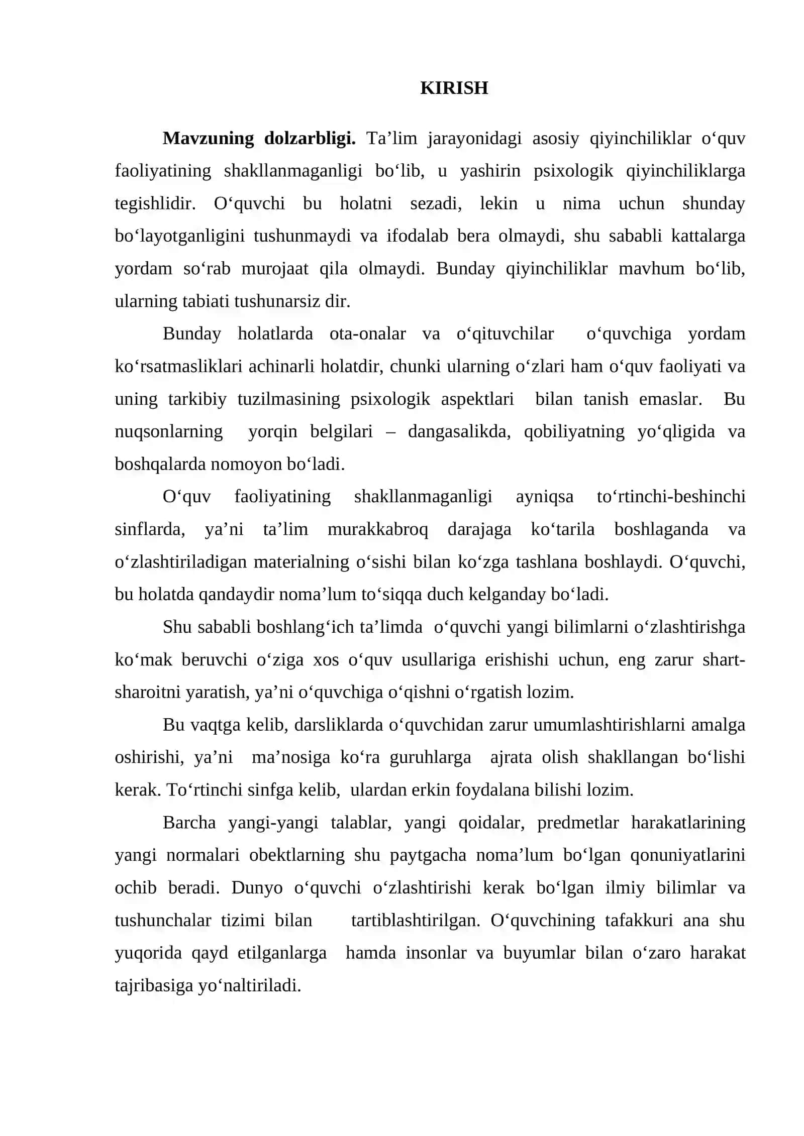 Boshlang‘ich ta’lim va sport tarbiyaviy ish ta’lim yo‘nalishi bo‘yicha bakalavr darajasini olish 3