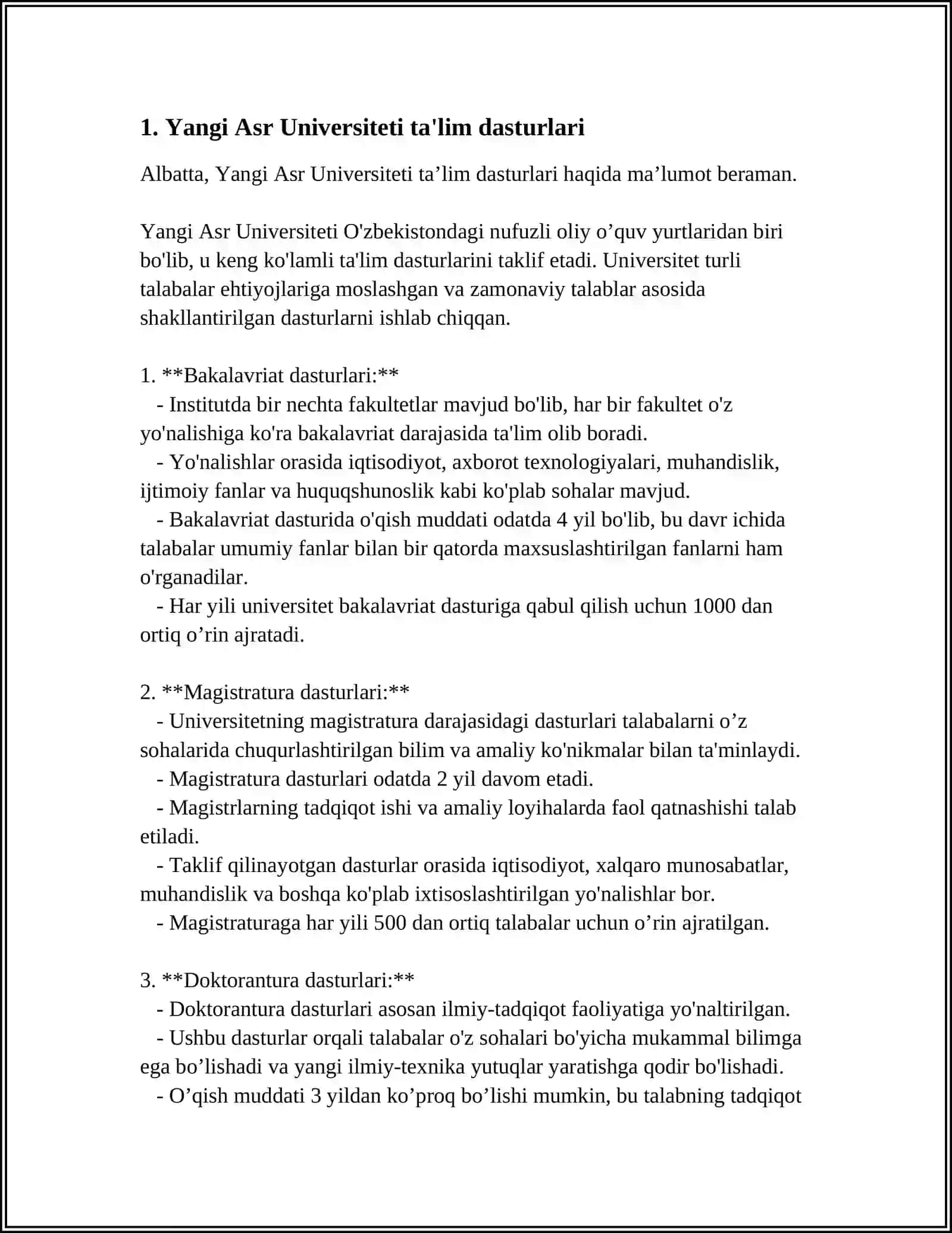 Yangi Asr Universiteti ta'lim dasturlari 3