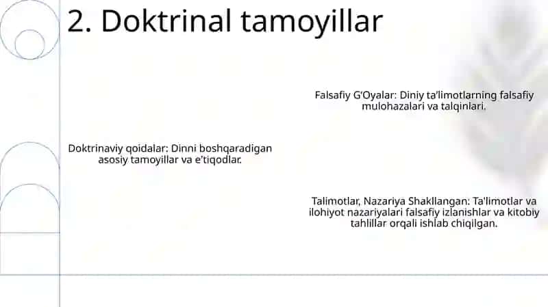 Falsafiy G'Oyalar, Talimotlar,Nazariya Shakllangan 3