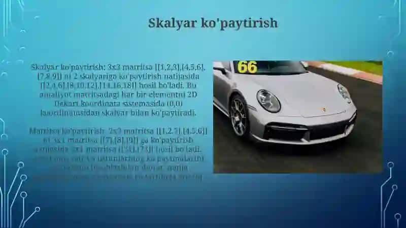 Matritsa ustida amallar 3