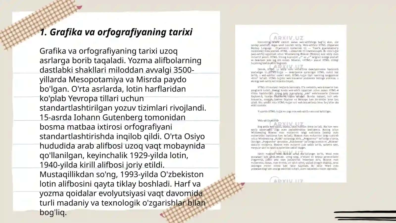Grafika va orfografiyaning tarixi 3