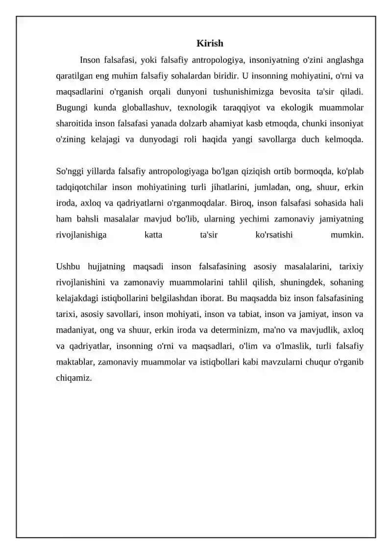 Inson falsafasi (Falsafiy antropologiya) 3