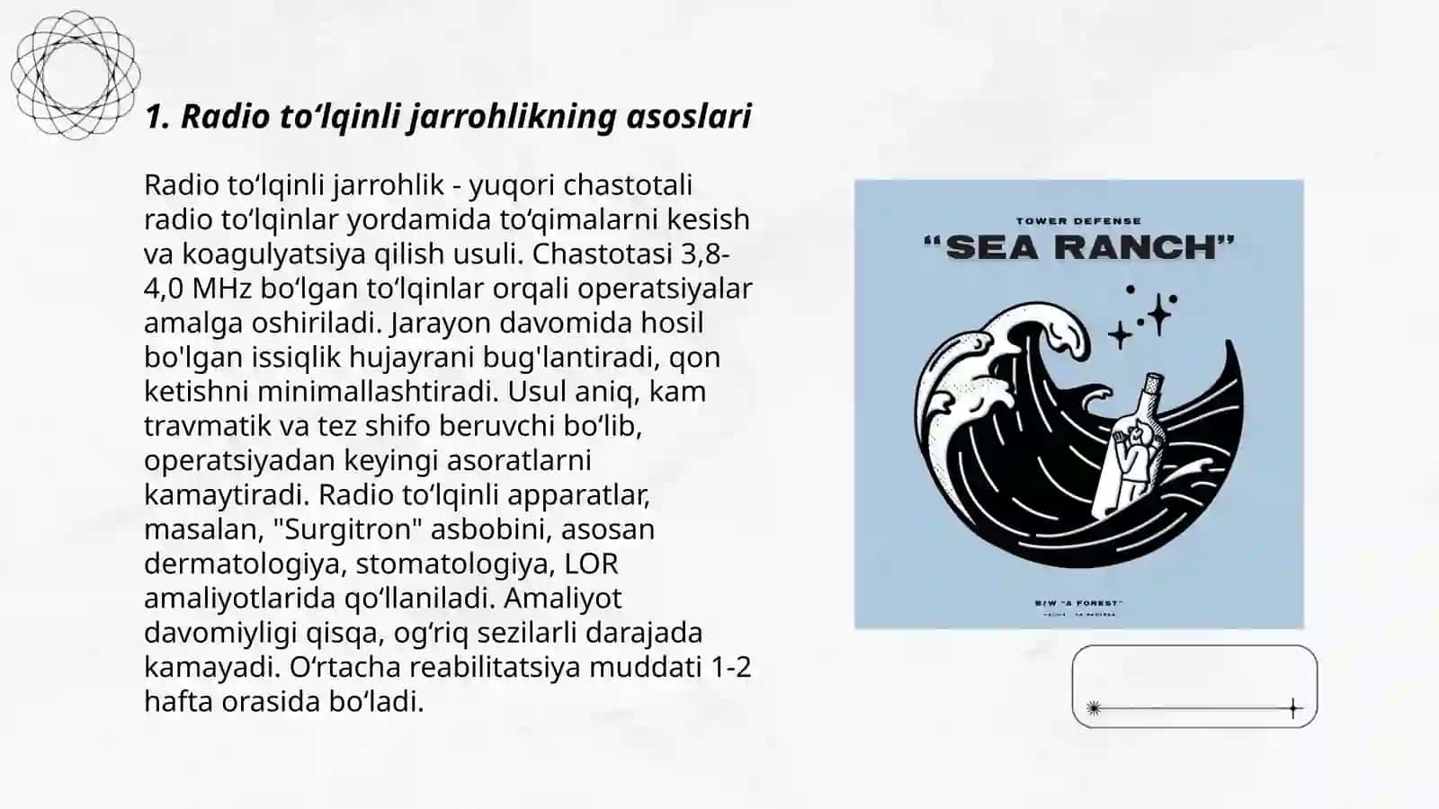 Radio toʻlqinli jarrohlik 3