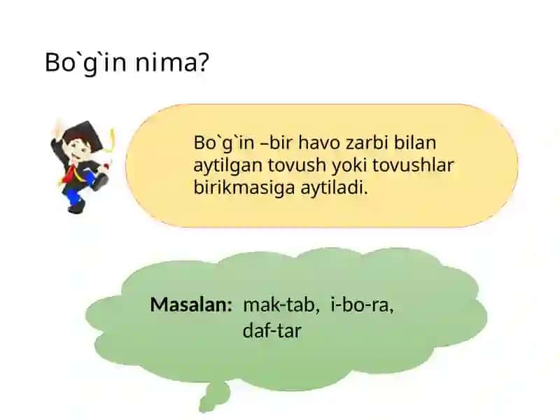 Bo`ginvauning turlari 3