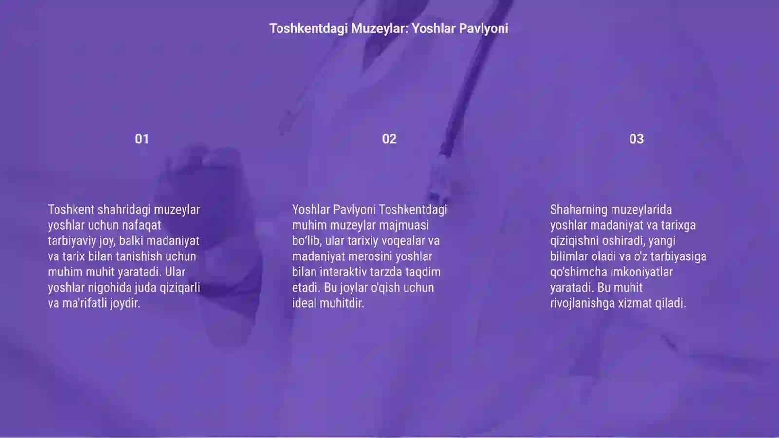 Toshkentdagi Muzeylar 3