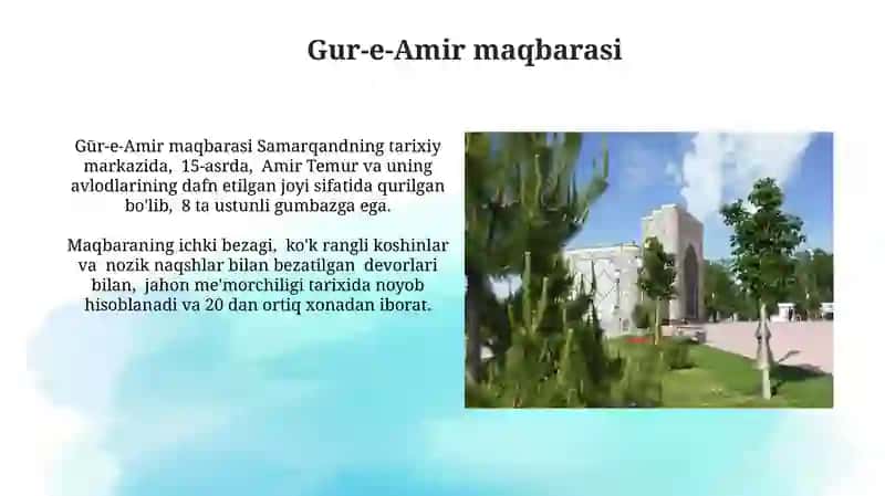 Gur-e-Amir maqbarasi 3