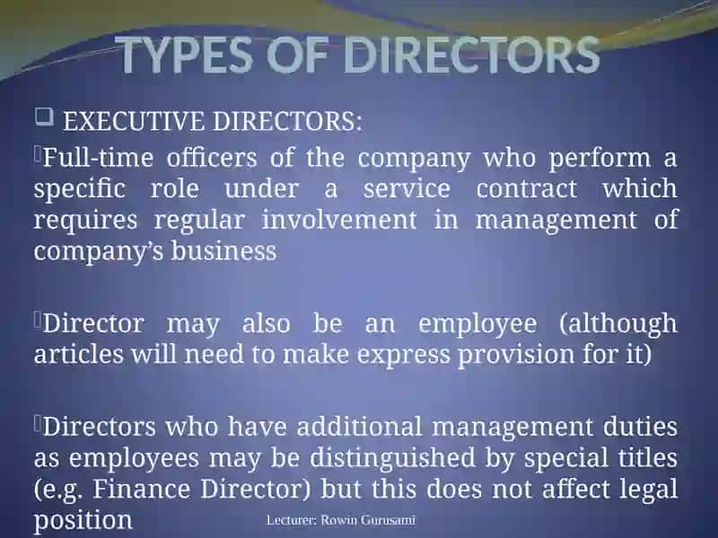 COMPANY LAW:Ownership&ManagementPart 1 - Directors 3