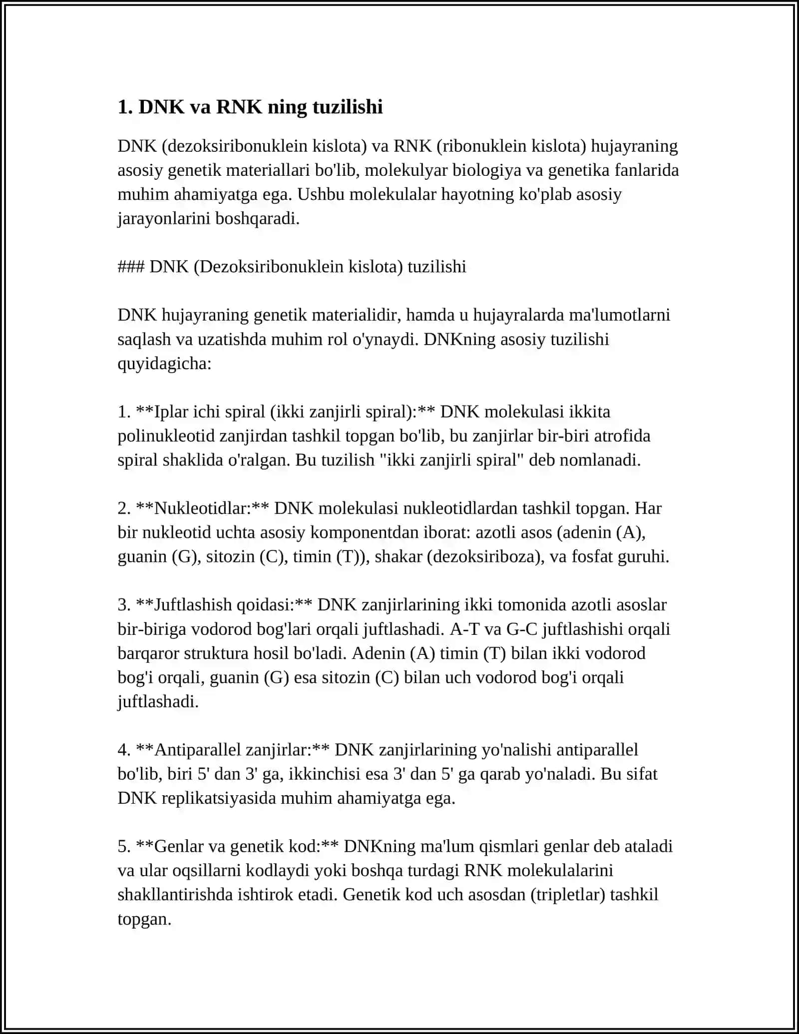 IRSIYATNING MOLEKULYAR ASOSLARI 3