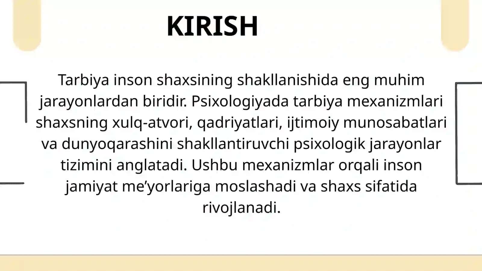 PSIXOLOGIYADA TARBIYA MEXANIZMLARI 3