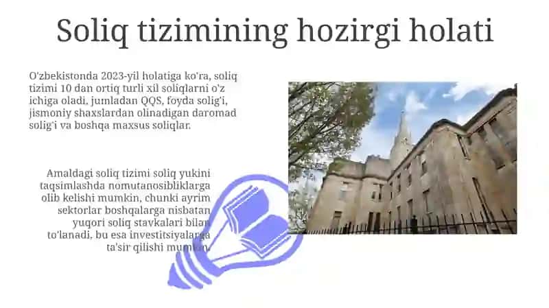 Soliqlarni unifikatsiya qilish 3