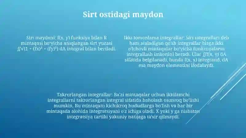 Ikki Karrali Integrallar 3