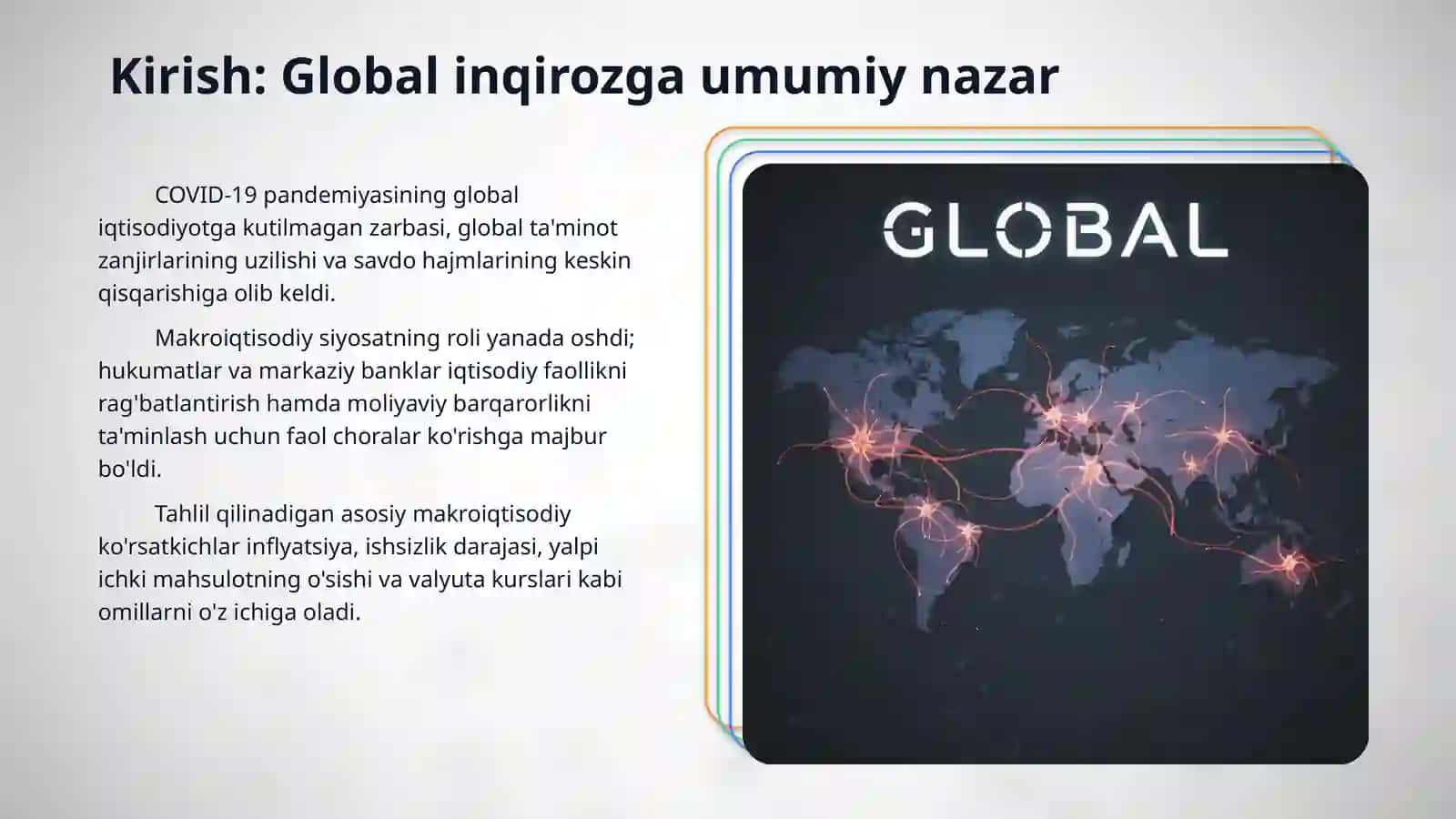 Pandemiya davrida makroiqtisodiy siyosatning o'zgarishi va iqtisodiy barqarorlik 3