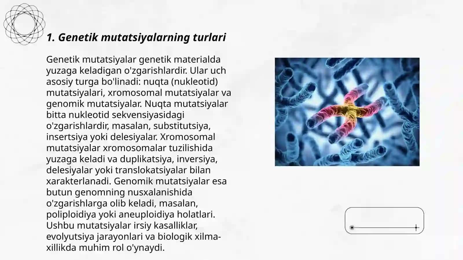 Mutatsiya: Zararli, zararsiz va neytral mutatsiyalar 3