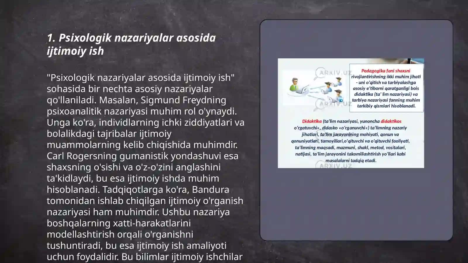 Ijtimoiy ishda psixoijtimoiy nazariya 3